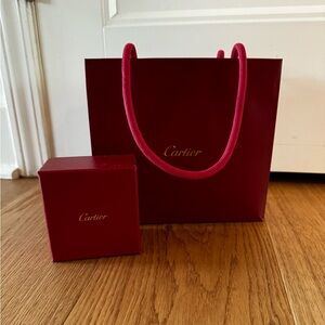 Cartier bag and box in mint condition!